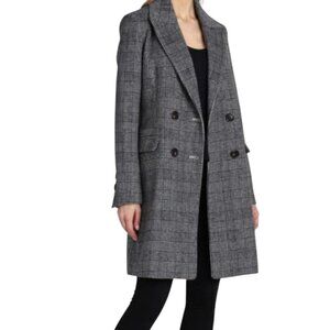 Avec Les Filles classic double-breasted coat